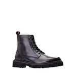 Base London Mens Sutton Leather Combat Boots - 9 UK