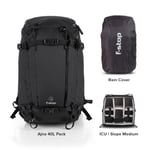 F-Stop Ajna 40L Travel and Adventure Camera Backpack Essentials bundle