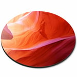 Round Mouse Mat - Antelope Canyon Page Arizona US Office Gift #12743