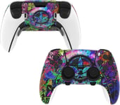 2 Pcs Stickers Manette Pour Ps5 Edge,Autocollant De Protection Pour Ps5 Edge Controller,Skin Vinyl Decal Pour Ps5 Edge(Camouflage Vert Armée)