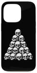 Coque pour iPhone 13 Pro Tas de crânes gothiques | Horreur Occulte Dark Soul Mystic Pagan