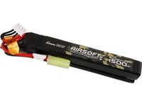 Gens Ace 25C 1500Mah 3S1p 11.1V Nunchuck 2X Airsoft Gun Lipo-Batteri Med T-Kontakt