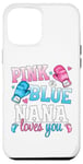 iPhone 13 Pro Max Pink Or Blue Nana Loves You Boxing Gender Reveal Party Case