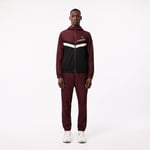 Lacoste Ensemble survêtement Tennis taffetas diamanté Taille S Bordeaux/noir/blanc