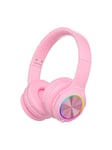 PowerLocus Wireless Headphones for kids PLED (pink)