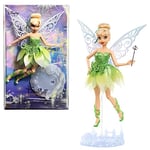 Mattel Disney Collector Tinker Bell Doll with Wings to Celebrate Disney 100 Years of Wonder, Inspired by Disney Movie, Gifts for Kids and Collectors, HLX67