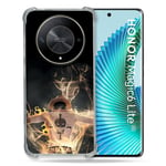 Cokitec Coque Renforcée pour Honor Magic 6 Lite 5G Manga One Piece Ace Noir