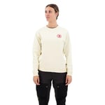 Fjallraven 87230-113 1960 Logo Badge Sweater W Sweatshirt Women's Chalk White Size XXS