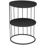 Atmosphera Créateur D'intérieur - Table d appoint Kobu noir D36cm