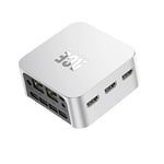 ACEMAGICIAN Mini PC, Alder Lake-N 95 (jusqu'à 3,4 GHz),16 Go LPDDR5 512 Go SSD,Double LAN/Triple HDMI 4K HD Micro Ordinateur Bureau