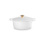 Le Creuset Le Creusett Signature rund gryte 6,7 l White