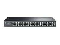 TP-Link 48-Port 10/100Mbps Unmanaged Ethernet Switch, 19-inch Rack-Mount, Steel Case (TL-SF1048)