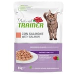 Natural Trainer Mature med laks vådfoder til katte - 12 x 85 g