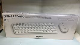 Logitech Pebble 2 Multi-device Combo - K380S Keyboard & M350S Mouse - white usb