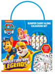 Paw Patrol Adventure Bay Legends Bumper Carry Along Colouring Set Kids Activity