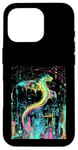 Coque pour iPhone 16 Pro Cyberpunk Dragon Design Fantasy Art et Sci-Fi Fans Unique