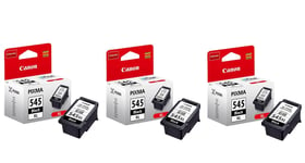 3x Original Canon PG545XL Black Ink Cartridges For PIXMA MG3053 Inkjet Printer