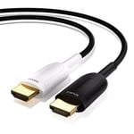 huaham Câble HDMI 2.1 8K Fibre Optique 3m Ultra High Speed 8K@60Hz 4K@120Hz 48Gbps Câble HDMI 2.1, prise en charge eARC RTX 3090 HDCP 2.2&2.3 Dolby Compatible avec PS5, Xbox Series X