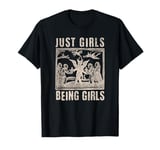 Vintage Witches Coven Girls Being Girls Funny Witchy Vibes T-Shirt