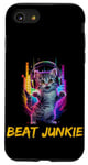 iPhone SE (2020) / 7 / 8 Cute Cat with Headphones for a Cat Owner Cat Lover Case