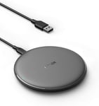 Anker Wireless Charger, PowerWave Pad for iPhone and Samsung, Qi-Certified 10W