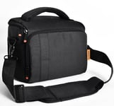 sac à bandoulière étanche en Nylon pour appareil photo DSLR,pochette pour objectif Sony,Canon,Nikon B500,P900,D90,D750,D7000 - Type Black