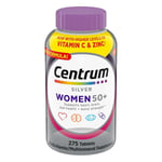 Centrum Silver Women 50+ Multivitamin, 275 Tablets, UK SELLER