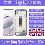 Xiaomi Redmi 12 5G 23076RN4BI 23076RN8DY LCD Screen Display Digitizer + Frame