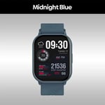 Uusi Voice Calling Smart Watch Ultra-iso 2,03 tuuman HD-näyttö 24H Health Monitor 100+ urheilutilat 200+ kellokasvot (keskiyön sininen)