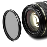 Filtre Polarisant CPL pour Canon EF 50mm f/1.8 II, EF 40mm 1:2.8 STM EF 35mm FF:2.8 STM, Canon EF-S 24mm f/2.8 STM (Ø 52mm) Filtre Polarisation circu