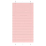 Plisserad persienn rosa 110x200 cm tyg bredd 109,4cm polyester