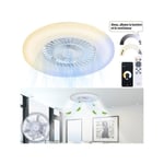 Plafonnier LED CCT connecté avec ventilateur VT-960.led avec commandes vocales