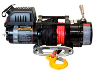 Warrior Winches Ninja 4500 Vinsch, 24V Armortek syntet