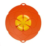 Kuhn Rikon Kochblume Spill Stopper for 14-24cm Pots + Pans Orange 72010.03