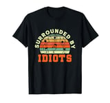 Surrounded By Idiots | Funny Vintage Dancing Skeletons T-Shirt