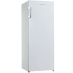 Black Tall Freestanding Upright Freezer, Cookology CTFZ160BK 55x142cm Metal Back