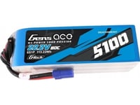 Gens Ace G-Tech 5100Mah 80C 22,2V 6S1p Lipo-Batteri Med Ec5-Kontakt