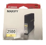 Canon PGI-2500 Printer Ink Cartridge Yellow For MAXIFY MB5455, MB5450, MB5155