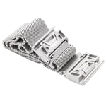 Wrist Strap for Garmin Fenix 3 HR 5x 3 5X Plus 3 Saphir silver