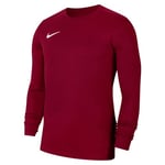 NIKE Boy's Dry Park Vii Long Sleeve Jersey, Team Red/White, M UK