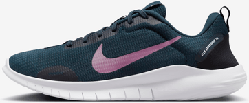 Nike Women's Road Running Shoes Flex Experience Run 12 Juoksukengät ARMOURY NAVY/BLACK/FOOTBALL GREY/PLUM DUST