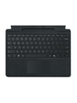 Microsoft Surface Pro Keyboard - Tastatur - Fransk - Sort