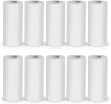 10 Rouleaux de Papier pour Imprimante Thermique Recharge de Papier d'Impression Papier d'Impression Blanc pour Imprimante Thermique Portable Papier d'Imprimante pour Imprimante Photo (55 mm * 25 mm)