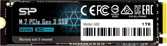 PCIe M.2 NVMe SSD 1TB Gen3x4 R/W up to 2, 200/1, 600MB/s Internal SSD