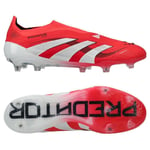 adidas Predator Elite Laceless Fg Pure Victory - Lucid Red/vit/svart - Gräs (Fg), storlek 47⅓