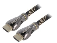 Cable HDMI 2.1 male des deux cotes 3m noir