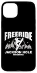 Coque pour iPhone 15 Plus Snowboard Freeride Jackson Hole Wyoming