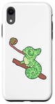 Coque pour iPhone XR caméléon enfant reptile amphibien zoo enfant