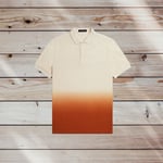 Fred Perry Twin Tipped Ombré Classic Cotton Polo Shirt M5674 Silky Peach Slim XL