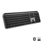 Logitech MX Keys for Mac - tastatur - QWERTZ - Sveitsisk - romgrå